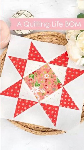 A Quilting Life BOM ✨ Fast, Fun & Beginner-Friendly Quilt Block Finish 💗