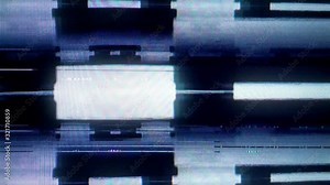 Analog retro style visuals with brightness variations, symetrical pattern and fast moving detailed pattern.