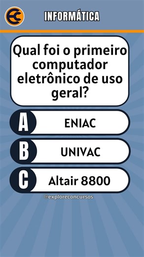 🎯 INFORMÁTICA - QUIZ PARA CONCURSOS PÚBLICOS 2026 #shorts #quiz #concurso