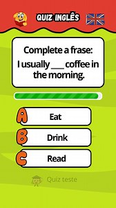 Teste seus conhecimentos em inglês 🧠📚 | Quiz Teste