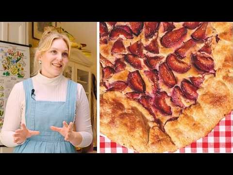 Plum and Créme Fraiche Galette | A Fest & fika recipe!