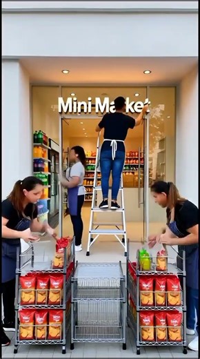 Mini Market Transformation timelapes 🏪✨ #storetransformation