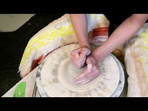 Pottery Tutorial- How to Center Clay on the Wheel (Throwing, part 1.)