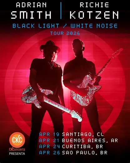 Smith/Kotzen announce South American dates - Iron Maiden