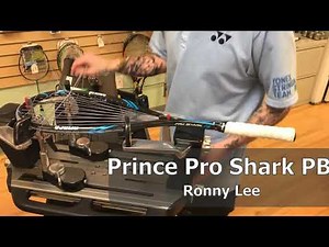 Time Lapse: How to String a Prince Pro Shark PB Squash Racquet