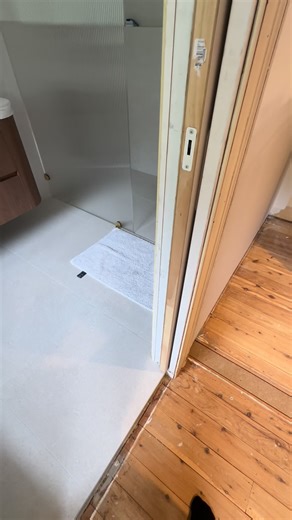 Curtis Constructions on Instagram: "How we install our cavity door positions in bathrooms #cavitysliders #cavitydoor #bathroom #doorideas #bathroomideas"