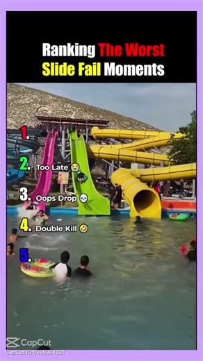 Ranking the worst slide fails