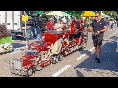 Giant Model Peterbilt 359 RC scale 1:4 show tour