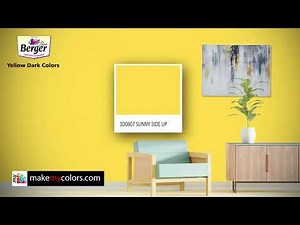 Berger Paints Yellow Dark Colors- Deep and Sophisticated Shades for Elegant Interiors #bergerpaints