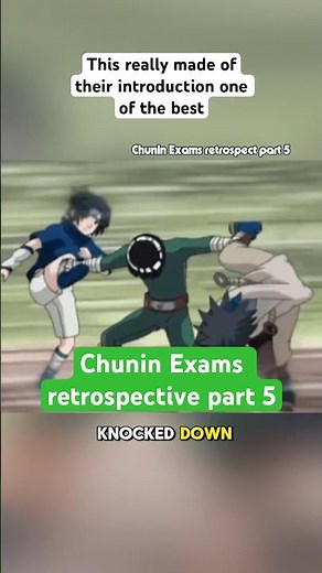 Chunin Exams retrospective part 5 #naruto #narutoshippuden #anime