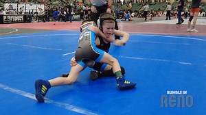 Jordy Smart from Ravage wrestles Daniel Khachatryan from Dethrone at Rumble in Reno 6U 52lb Championship #wrestling | RMN Events