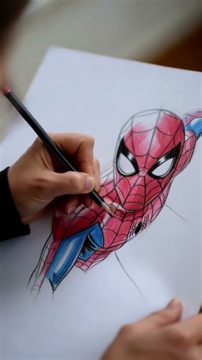 Spider-Man Drawing Tutorial | Easy Step by Step Sketch for Kids | Trending Superhero Art