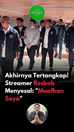 Akhirnya Tertangkap! Streamer Resbob Menyesal: "Maafkan Saya"
