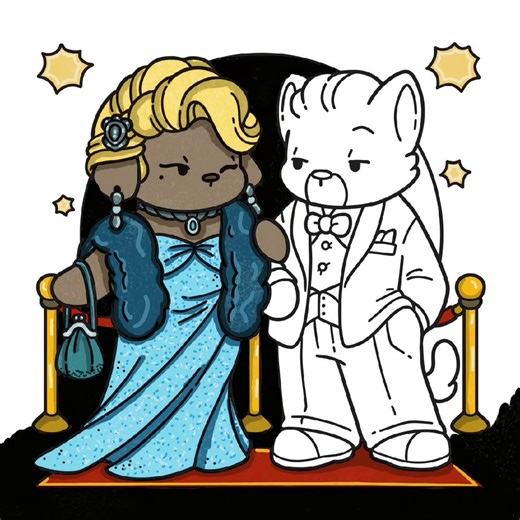 Coloring book: Cosy Fashion by @Jade Summer Coloring Books I feel like these two characters have lore…like they are star crossed enemies to lovers rivals that starred in a movie together…..Perhaps. Either way, it was fun coloring them!! Decided in trying out a timelapse for this post, let me know if you like the timelapse’s or carousels better!!#coloringbooks #jadesummer #coloringtok #colortok #colortokcommunity