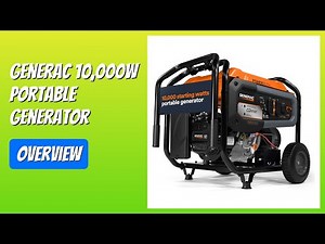 REVIEW (2026): Generac 10,000W Portable Generator. Features.
