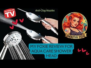 AquaCare 8-Setting Shower Head Review 🚿 | Antimicrobial + Built-In Power Wash!