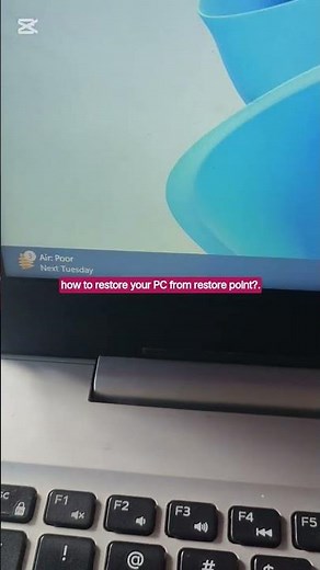 How to restore your PC from system restore point? #windows #windows10 #windows11 #tips #shorts
