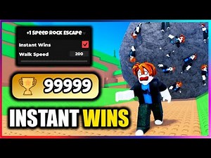 💥 +1 Speed Rock Escape Script - INSTANT WINS, SET WALK SPEED