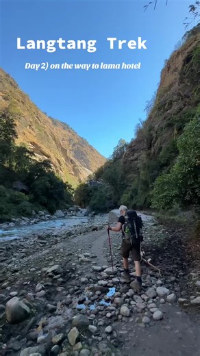 Day 2) on the way to Lama Hotel . #explore #welcometonepal #nepal #thirdeyetreaknepal #mountainescape #mountainescape #himalaya #TravelFamily #springbreak #mountainlife #outdoorlife #Wanderlust #BudgetTravel #oneloveoneheart