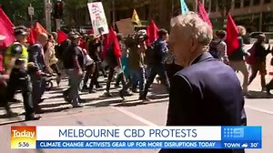 Climate change activists are right now gearing up for more protests in Melbourne. Today threatening to shut down a major international mining conference in the CBD. #9News | http://9News.com.au | 9 News Melbourne