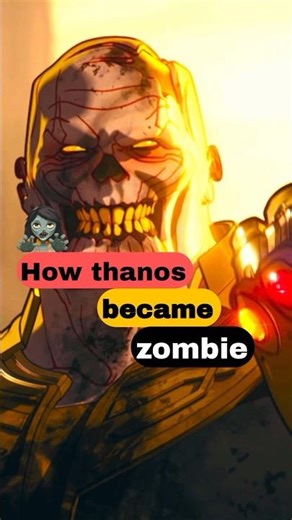 Time Stone created zombie thanos#shorts
