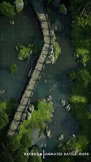 D&D | Riverside Passage Part 2 Grid | Animated Battle Maps