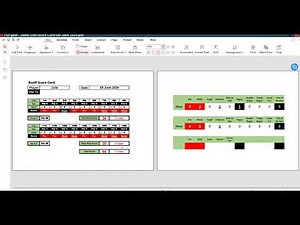 EXCEL Golf Score Card