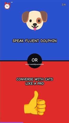 Would You Rather: Animals Edition