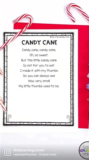 Do you need an easy last-minute keepsake to do with the kids this Christmas? This candy cane poem with their little fingerprints will hang every December for years to come! 🎄 Comment for the link. . . #christmascraftsforkids #christmascrafts #poemsforkids #candycanecrafts #preschoolactivities #prek #kindergarten #firstgradeteachers