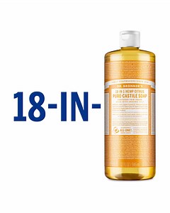 18-in-1 natural soap! Clean hands-body-laundry-dishes-floor-pets-more! 🧼🚿 | Dr. Bronner's