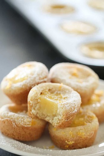 Lemon Bar Cookie Cups Recipe - Six Sisters' Stuff