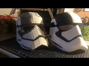 How to make a first order storm trooper helmet out of cardboard