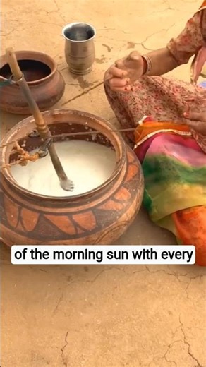 How Pure Vedic Ghee is Made | Traditional Churning Process ​#IndianCulture #BilonaGhee #VillageLife