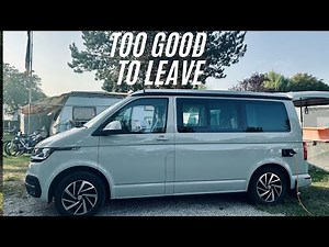 Lake-Side Campervan paradise in Switzerland 🇨🇭(VW California Ocean)