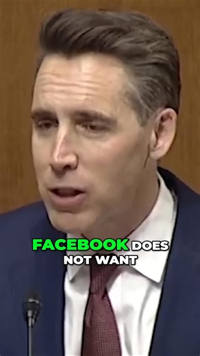Hawley_ _Facebook Tried to Silence Whistleblower Exposing China Ties #shorts #virals #reels | America First