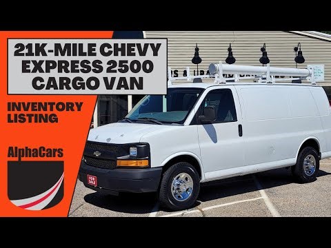 Ready for Work! Low-Mileage 2012 Chevrolet Express 2500 Cargo Van Overview