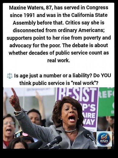 Maxine Waters, 87, Won't Retire—Is She a Fighter or Out of Touch? ⚖️😱