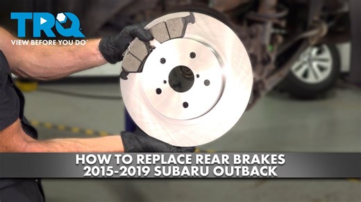 How to Replace Rear Brakes 2015-2019 Subaru Outback