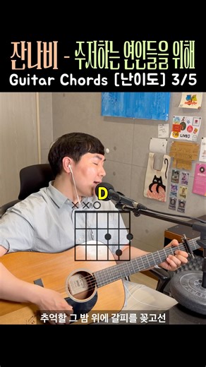[ Guitar Chords ] 잔나비-주저하는 연인들을 위해