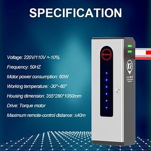 [Hot Item] 5 Million Times Automatic Security Car Gate Parking Boom Barrier System