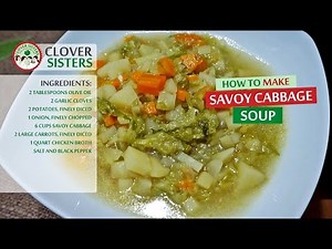 Savoy cabbage soup