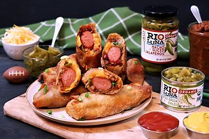 Chili Cheese Dog Egg Rolls (Easy Game Day Appetizer)