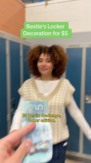 Decorating my best friend’s locker for cheap in this DIY challenge 🥰 #LockerDecor #Bestie #Challenge #HighSchool #GalentinesDay #DIY #StreetCents