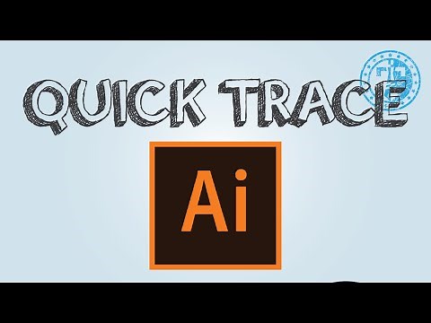 How to quick trace in Adobe Illustrator