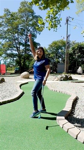 📣 Michelle’s here to announce Adventure Mini Golf opens Friday, Sept. 1! ⛳️ $3 per person / Kids 4 and under are FREE / $5 per person for mini golf and maze | Allegan Event