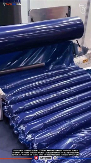 Innovation Air Column Wrapping Machine for Protective Packaging Production #tech