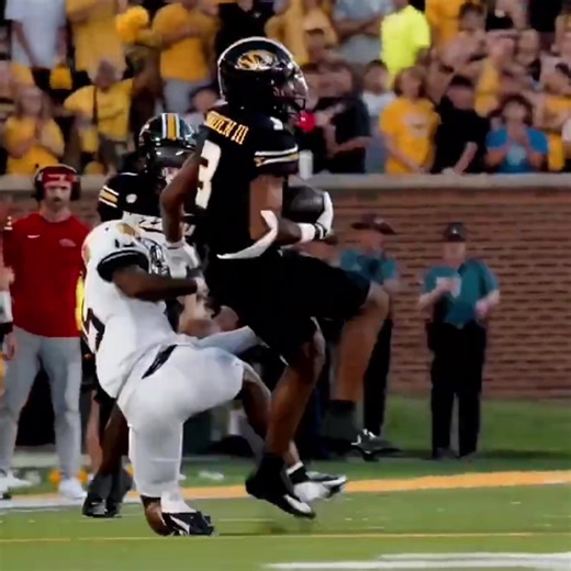 Grab on that wall//#mizzou#lutherburden#collegefootball#football#wr//