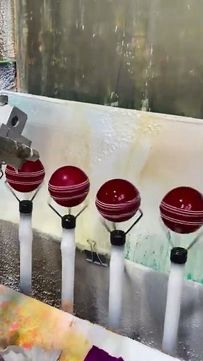 The most satisfying part of the ball-making process 🏏 | Kookaburra Sport