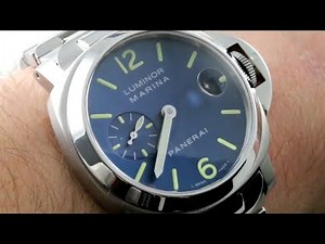 Panerai Luminor Marina (PAM00120) Luxury Watch Review