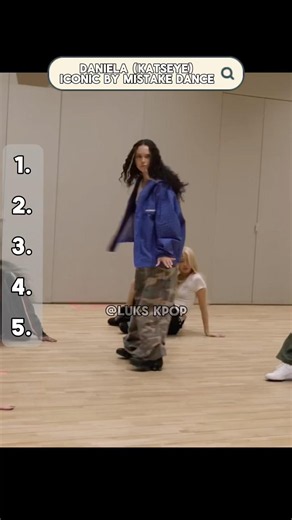 Daniela (Katseye) Iconic By Mistake Dance #dance #katseye #iconicbymistake #shorts #top5 #kpop #idol